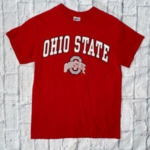 Gildan men S 100% cotton crewneck short sleeve Ohio State T-shirt ￼